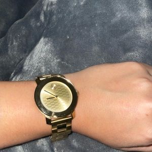 Movado Bold gold watch